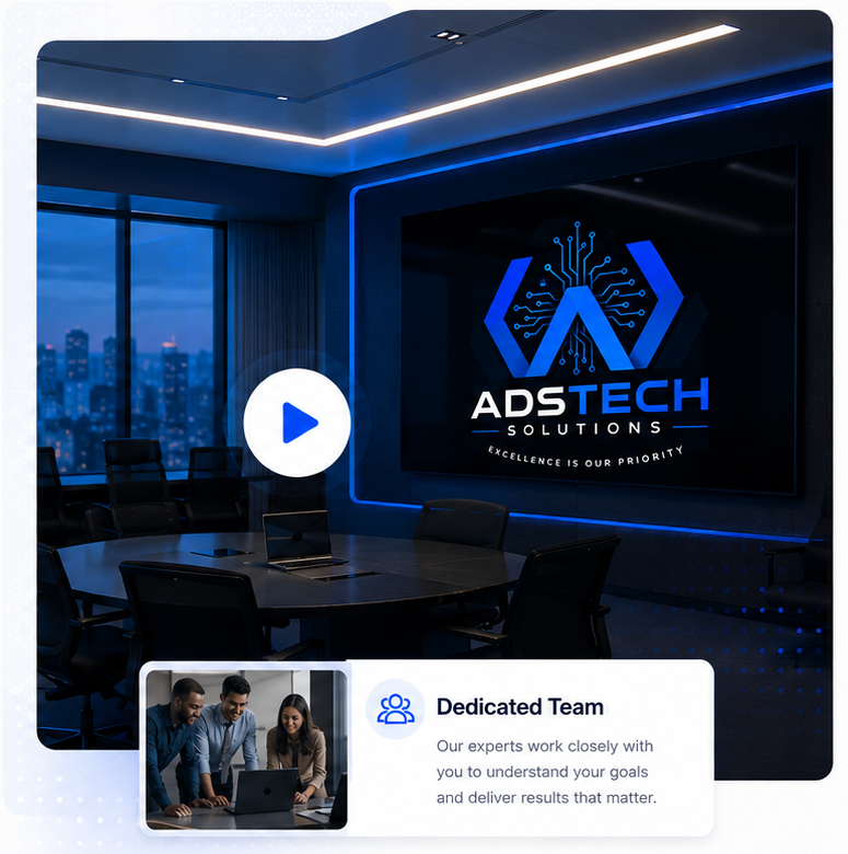 ADSTECH Solutions technology team workspace